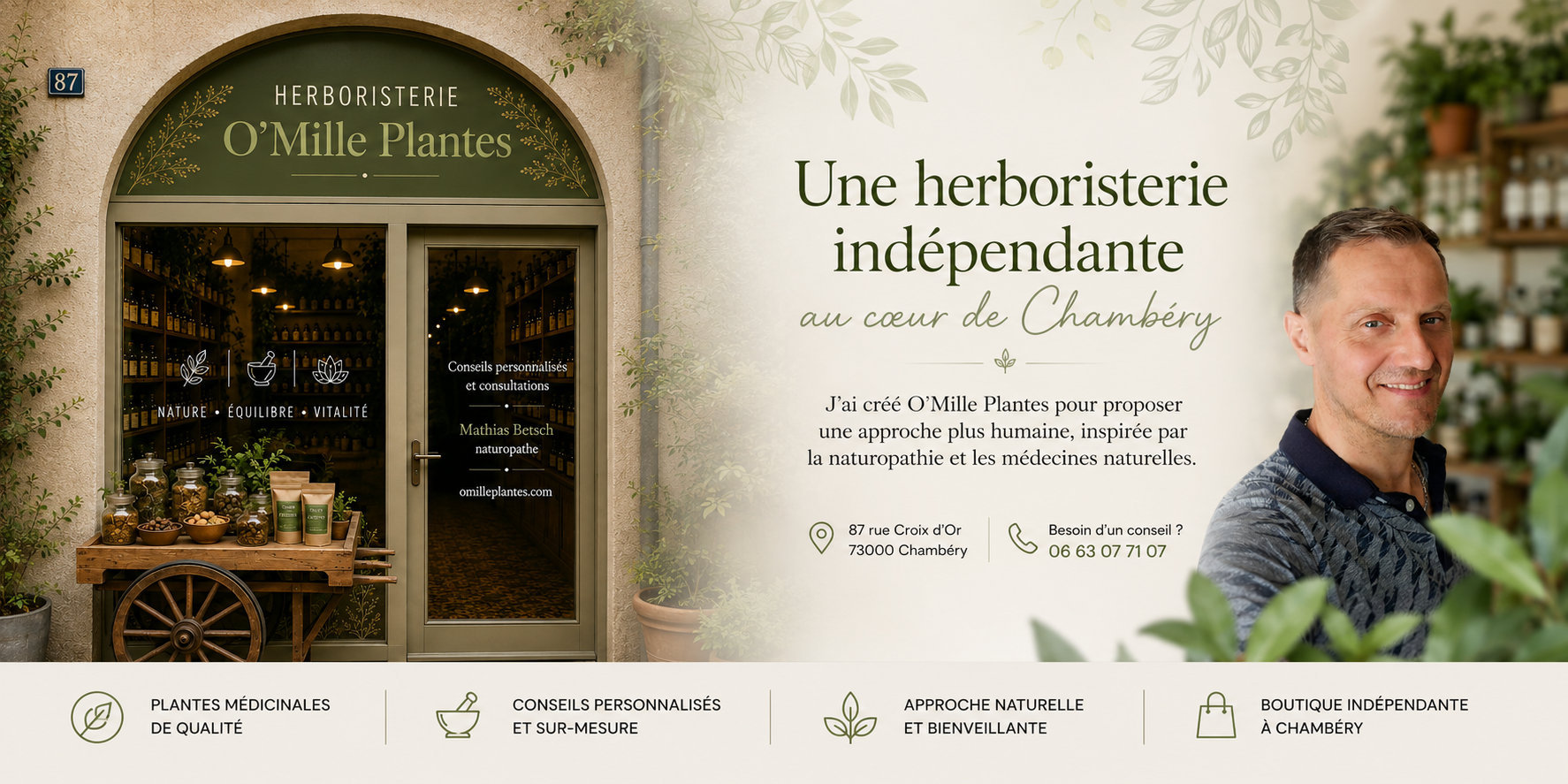O'mille plantes : herboristerie à chambéry