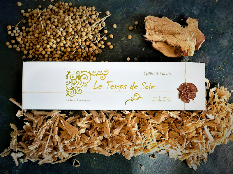 Encens BIO - Le Temps de Soie (Harmonie, équilibre et ancrage)