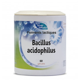Ferments lactiques – Bacillus acidophilus 60 gélules