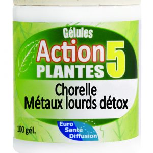 Chorelle Métaux lourds Détox – Gélules 5 plantes
