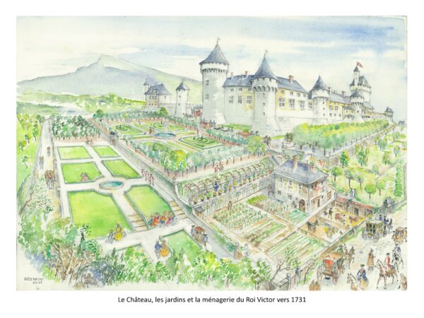 le château les jardins