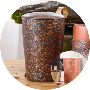 Tisanière MANDALA noire