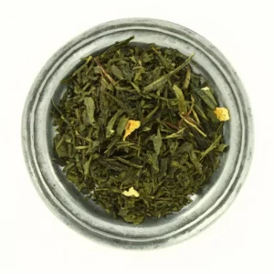 Orange mirabelle – Thé vert bio 70 gr