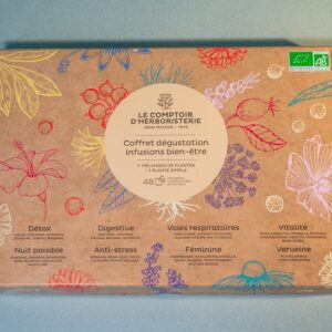 Coffret dégustation 48 infusettes bio