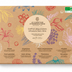 Coffret dégustation 48 infusettes bio